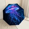 1pc Jellyfish, Galaxy Automatic Open/Close Umbrella with Windproof, 8-Rib Sturdy Canopy, Durable Ribs, Fashionable Design1190A
