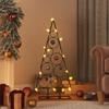Metal Christmas Tree for Decorations Black 90 cm