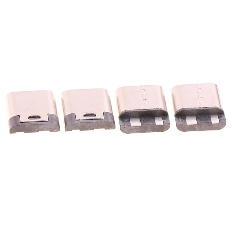 10 PCS Type-C 2pin Soldering Female 3A High Current Socket USB Connector