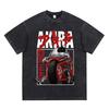 Anime Akira Vintage Washed T Shirt 90s Science Fiction Movie Shotaro Kaneda Short Sleeve T Shirts Cotton Casual Loose Tshirts