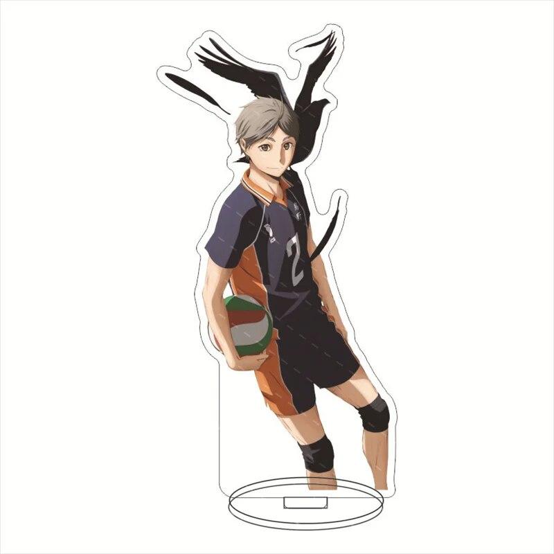 

Фигурки героев японского аниме Haikyuu, акриловая подставка, Манджиро Кен Такемичи Хината, тарелка, декор для стола, стоящий знак, игрушки, подарки для детей 6