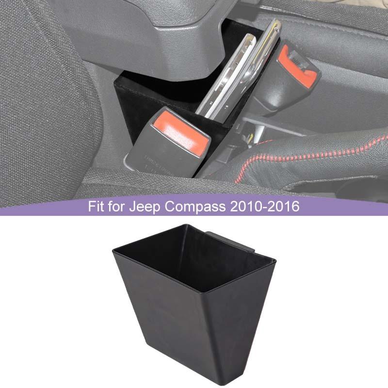 Armrest Storage Box Organizer ABS Plastic Container For Jeep Compass 2010-2016 For Jeep Patriot 2011-2016  Stowing Tidying Accessories