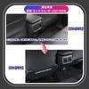 Eilsensshop Compatible with New Land Cruiser Custom Parts and Rear Seat Kick Seat Back Interior Kick Leather with Embroidered Logo 250/300 Series,