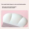 1Pcs Multi-Purpose All Hair Lengths Pet Grooming Brush Shell Shape Self-Cleaning Massage Comb Ergonomic Pet Comb Pet Cat Dog