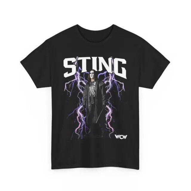 Unisex Shirt Cotton Oversize Large Size Sting WCW WWE Tshirt. Available In Multiple Colors.