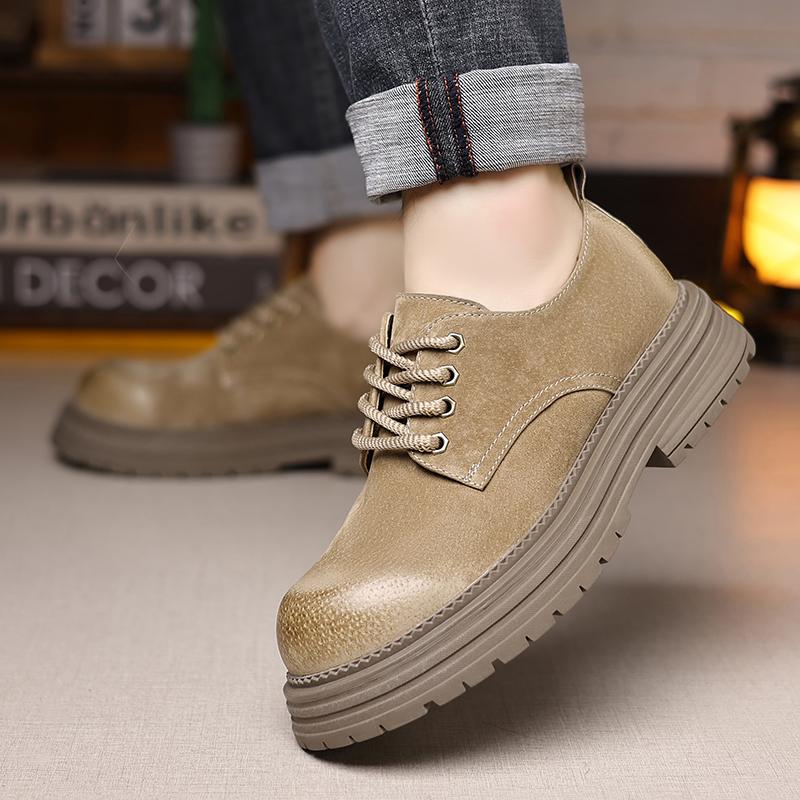 Fashion Fashion Men's Thick Soled Shoes Luxury and Minimalist Styles Party or Work Business Office Thick Soled High-quality Shoes