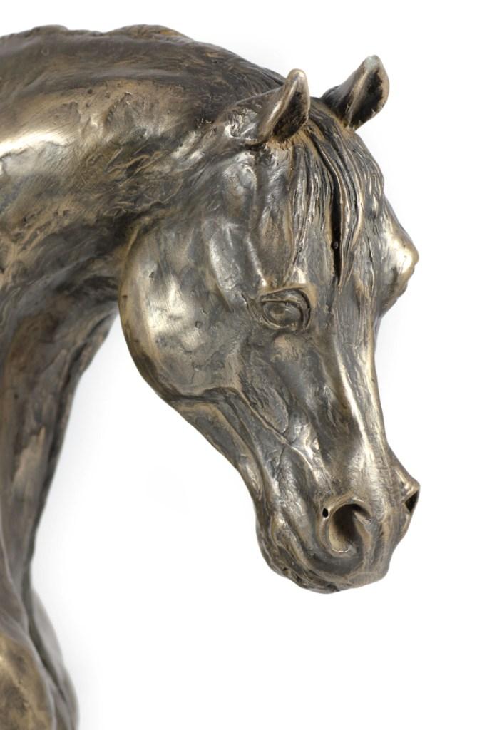 Koń Arabski I - Elegancka Statuetka, Popiersie Konia Na Kamiennej Podstawie, Trofeum Na Wyścigi Konne Marki Art-Dog