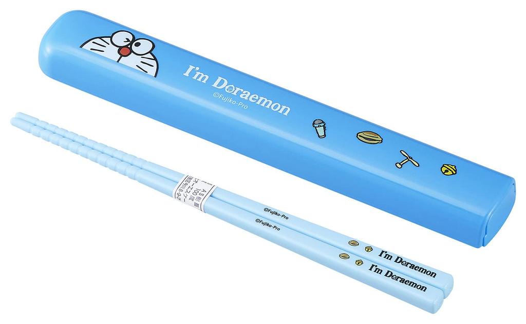 OSK Doraemon Chopstick Box Made In Pull-Lid Set, Japan, HS-11