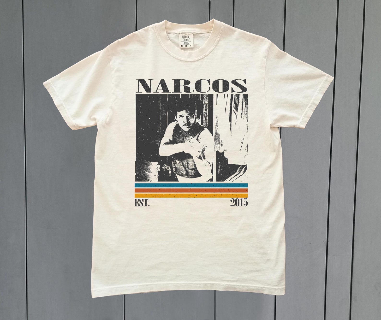 Narcos TV Series Shirt - Retro Vintage Comfort Colors Tee XL