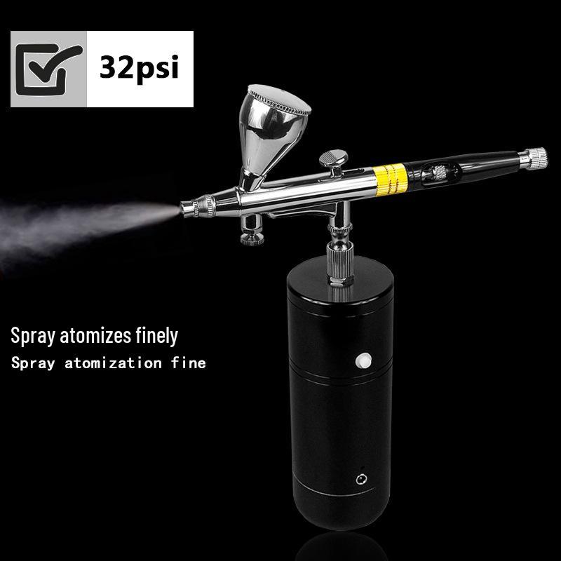 Hot Sale Rechargeable Mini Airbrush Air Pump Set for Model Painting
