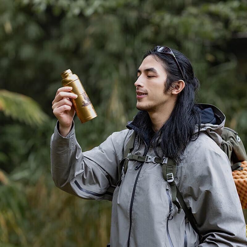 Thermos Retro Nautical Serie Edelstahl Isolierflasche