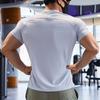 Tricou Sport Bărbați Mânecă Scurtă Atletism Top de Alergare Uscare Rapidă Îmbrăcăminte de Gimnastică Tricouri Bărbați Cel Mai Bun Hanorac pentru Antrenament și Exerciții