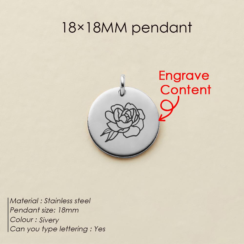 

Stainless Steel Bulk Items Jewelry Findings Gold Necklace Personalized Custom Charms Pendant Making Supplies Designer Charms