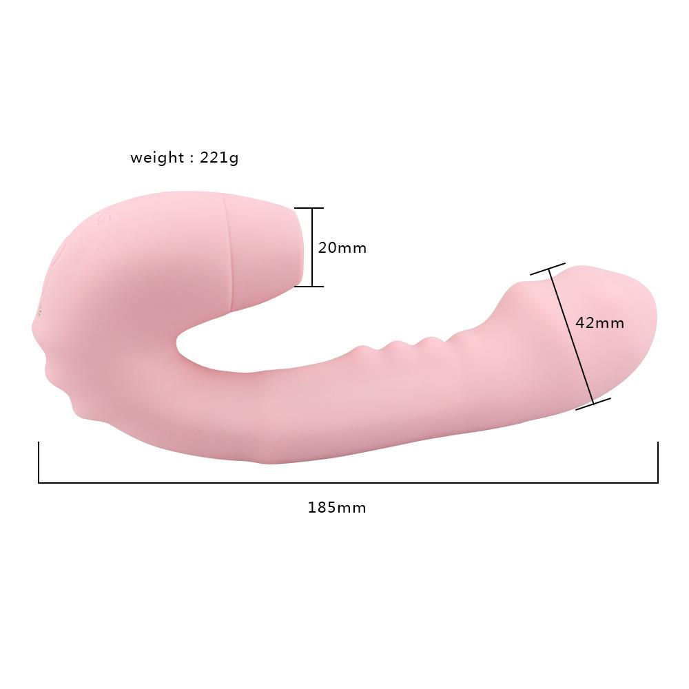 Rechargeable Vibrating Breast Suction Vibrating Swivel Bead Stick Sucking Massage AV Vibrator Wall Wand