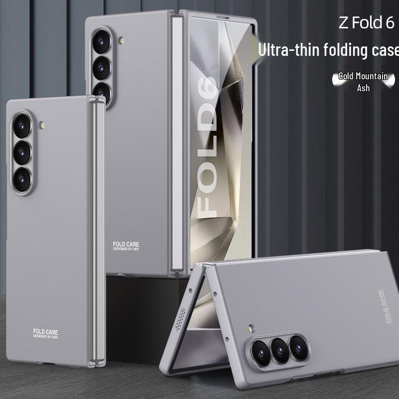 

Ultra-Thin Frosted Hard Shell Phone Case for Samsung Z Fold 6 - Fashionable Solid Color Protective Cover Samsung Galaxy Z Fold 6 [Large Lens Opening]
