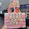 Clear Key Sounds Keyboard Keychain Pressable Keys Keyboard Toy  Gifts
