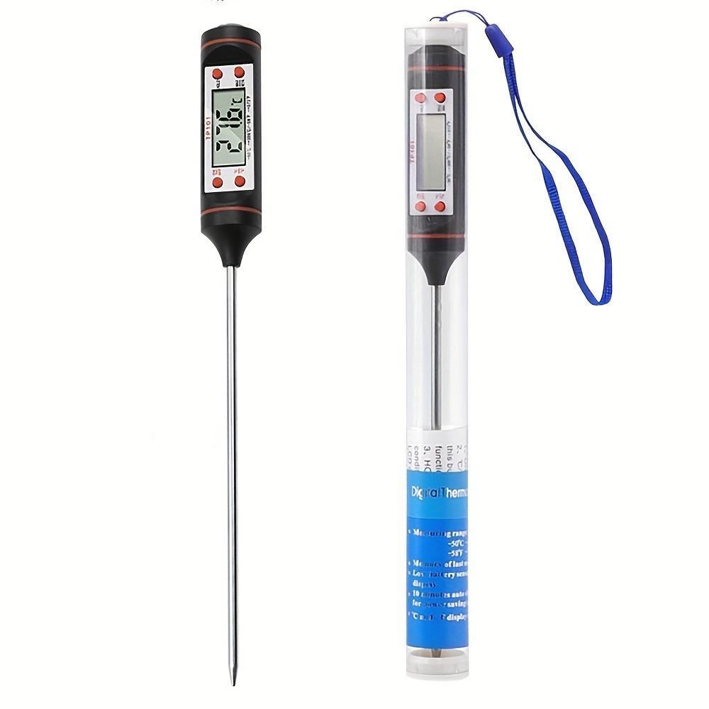 

1 шт., кухонный термометр для еды, термометр-щуп для еды, термометр для мяса с мгновенным показанием, визуальный термометр