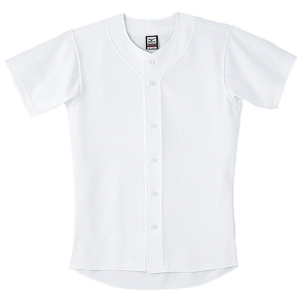 Mizuno Practice Shirt 12JC6F6001 01 White SS (Knit)