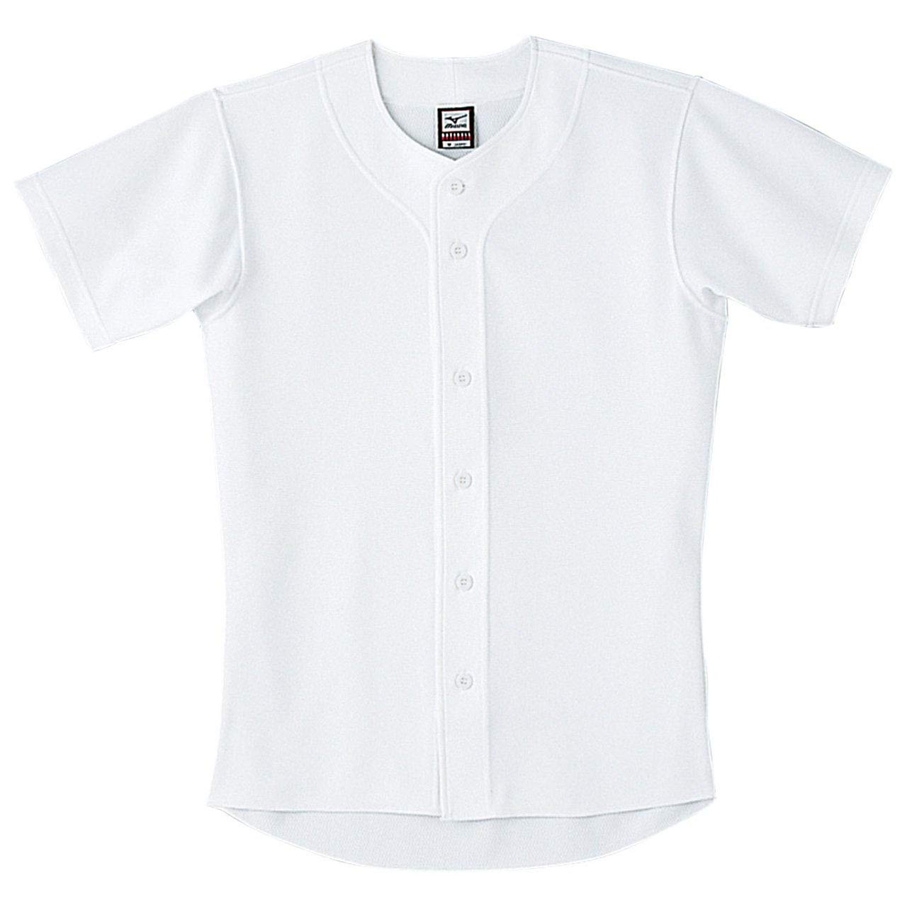 

Mizuno Practice Shirt 12JC6F6001 01 Size S (Knit) White,