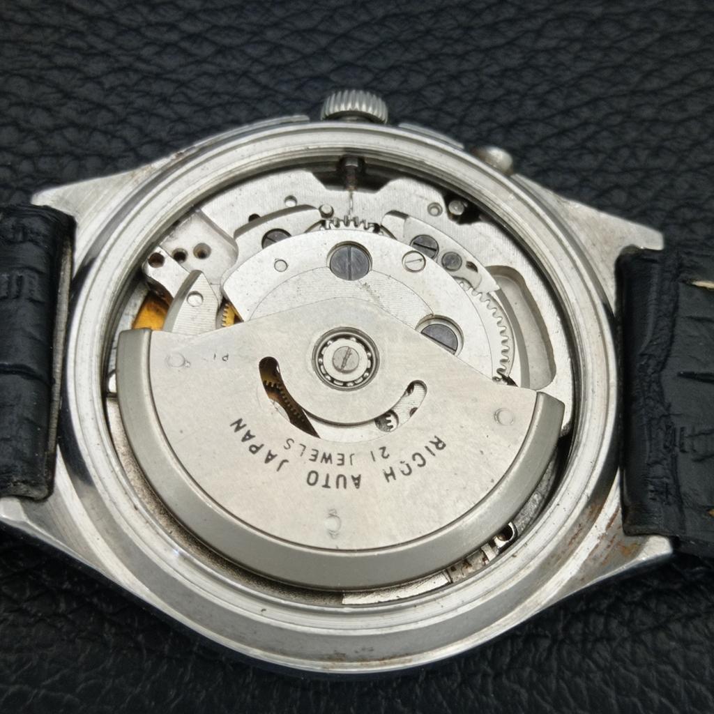 VINTAGE RICOH R31 AUTOMATIC JAPAN MENS WHITE COLOR DIAL WATCH A709412-1