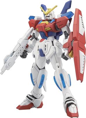 BANDAI SPIRITS Plastikový model HGBF Gundam Build Fighters Star Burning Gundam v měřítku 1/144, barevně kódovaný.