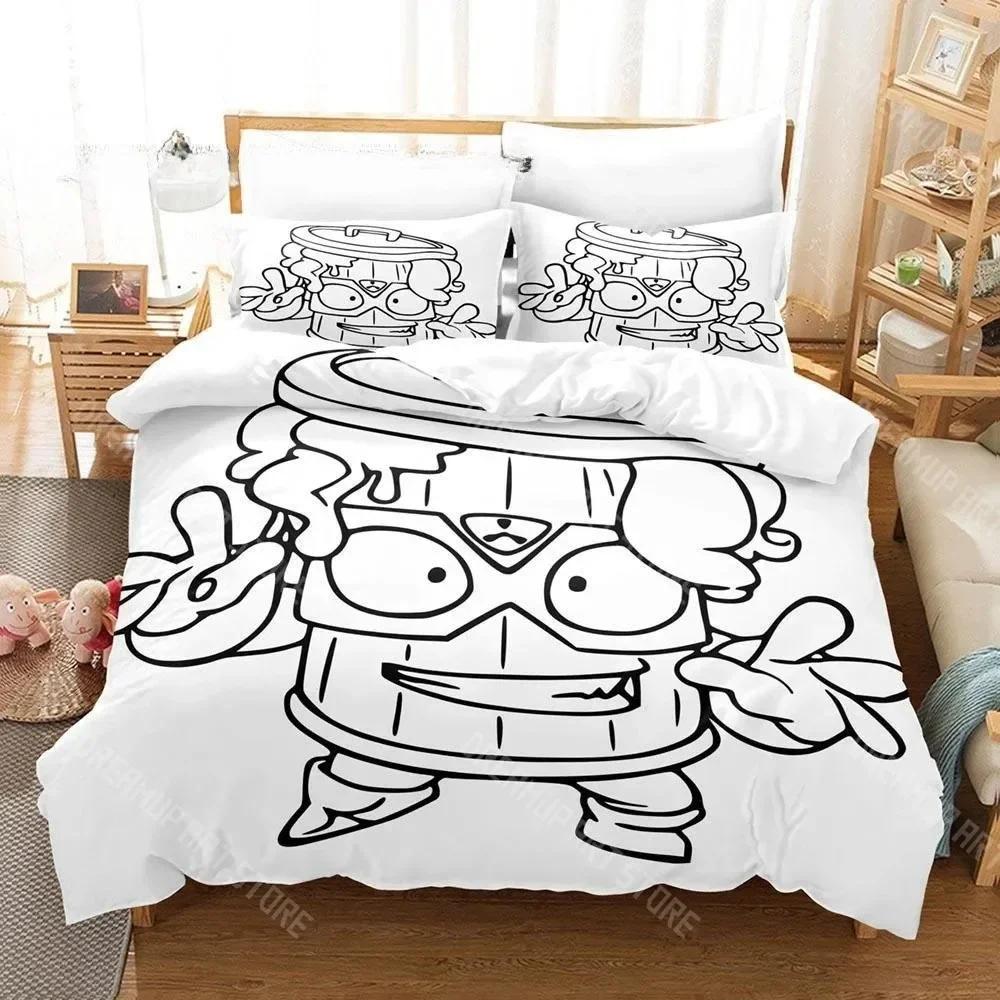3D Print Anime Super Zings Bedding Set Single Twin Full Queen King Size Bed Set Adult Kid Bedroom Duvet cover Sets Home Textiles