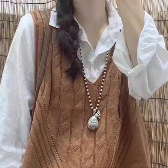 

WTEMPO женские осенне-зимние трикотажные жилеты с V-образным вырезом однотонные повседневные свитера вязаные свитера без рукавов пуловеры верхняя одежда One Size кофейный