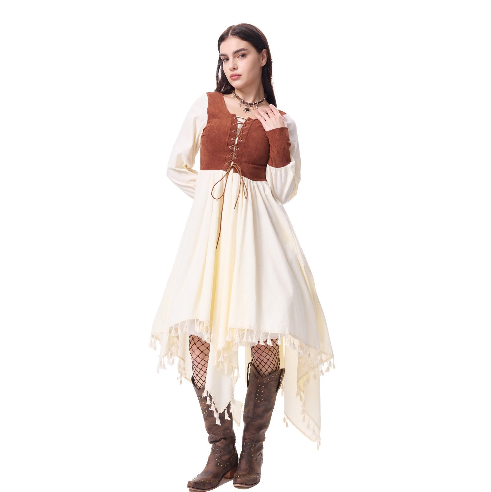 

Women s Themed Party Activity Costume Set Daily Special Outfit L коричневый