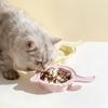 Ceramic Cat Food Water Bowl Solid Color Pet Drinking Feeder Cute Pet Food Bowl  Indoor