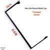 Black & White Clothing Store Stainless Steel Wall-Mounted Display Rack with Side Hooks and Shelving Brackets