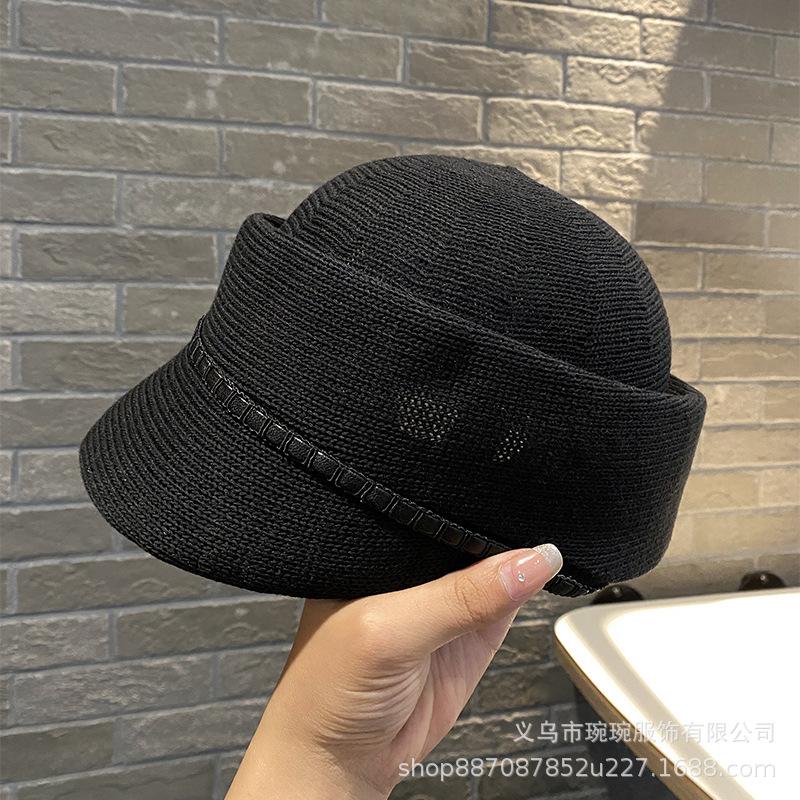 New woven summer cap children's fashion riding shade equestrian hat versatile knitted sun hat