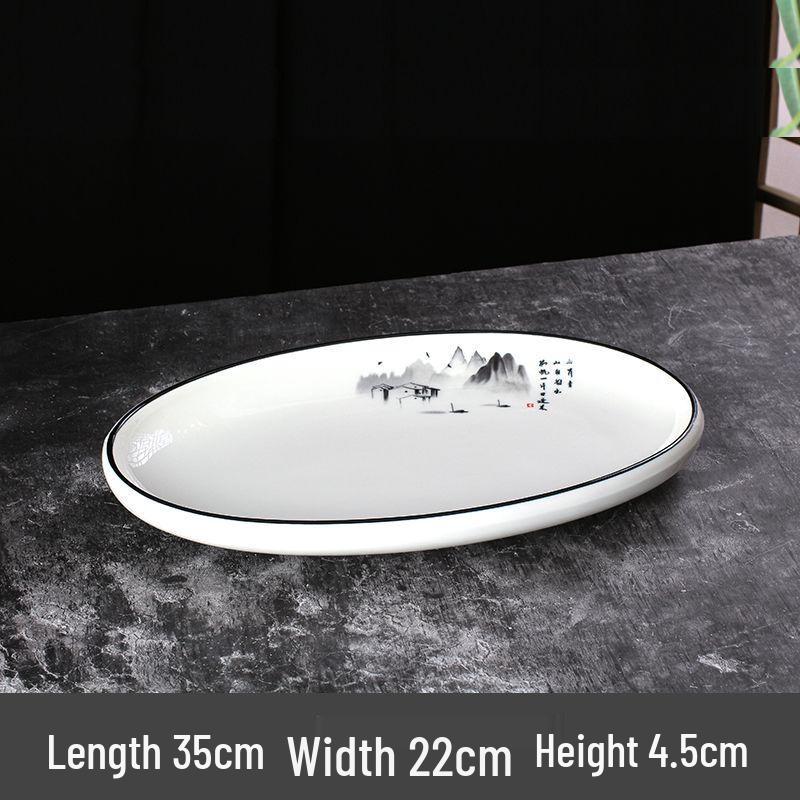 Jinmeili Ceramic Restaurant Serving Plate