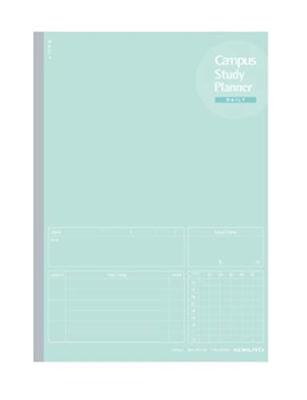 KOKUYO Campus Study Planner Daily Ruled Mint Green Set (Notebook) Semi-B5 No-Y80MD-G 5-Book