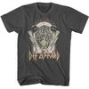 Def Leppard Let's Get Rocked Leopard Lightning Bolts Men's T Shirt Band Merch