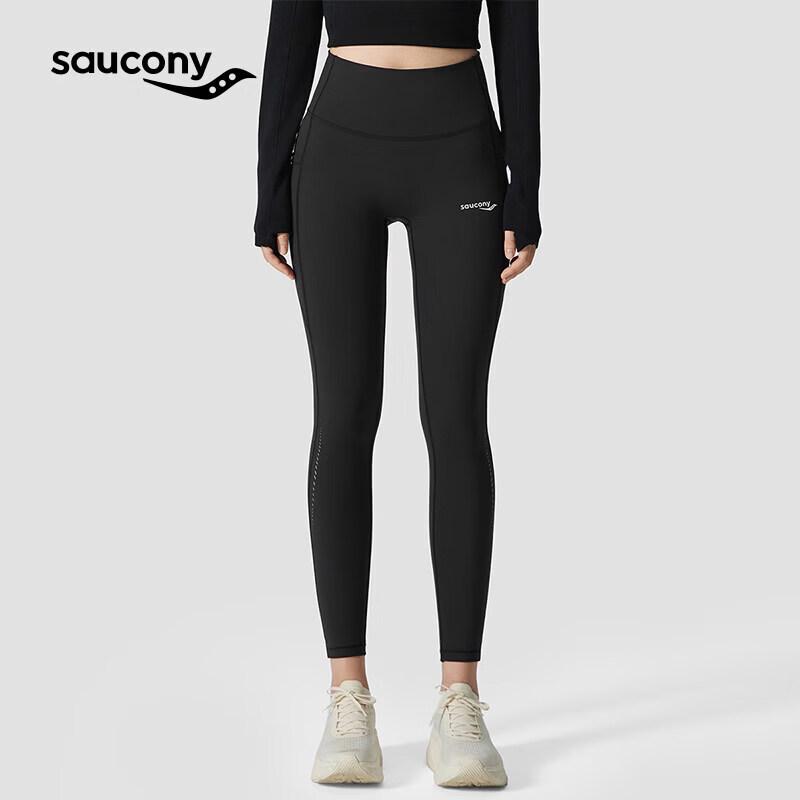 Saucony Women s High-Waist Slim-Fit Elastic Leggings L