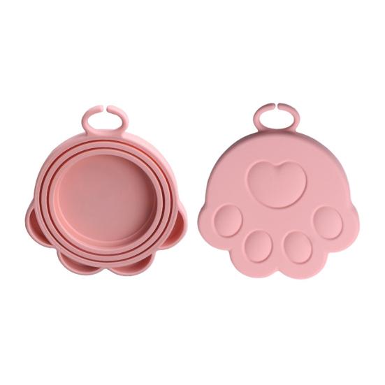 Silicone Can Sealing Lid Cat Paw Dogs Cats Canned Food Cover Replacement Universal Multi-functional Preservation Sealing Lid