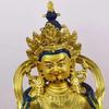Feng Shui Copper Yellow God of Wealth Buddha Statue Tantric Home Living Office Sculptures
