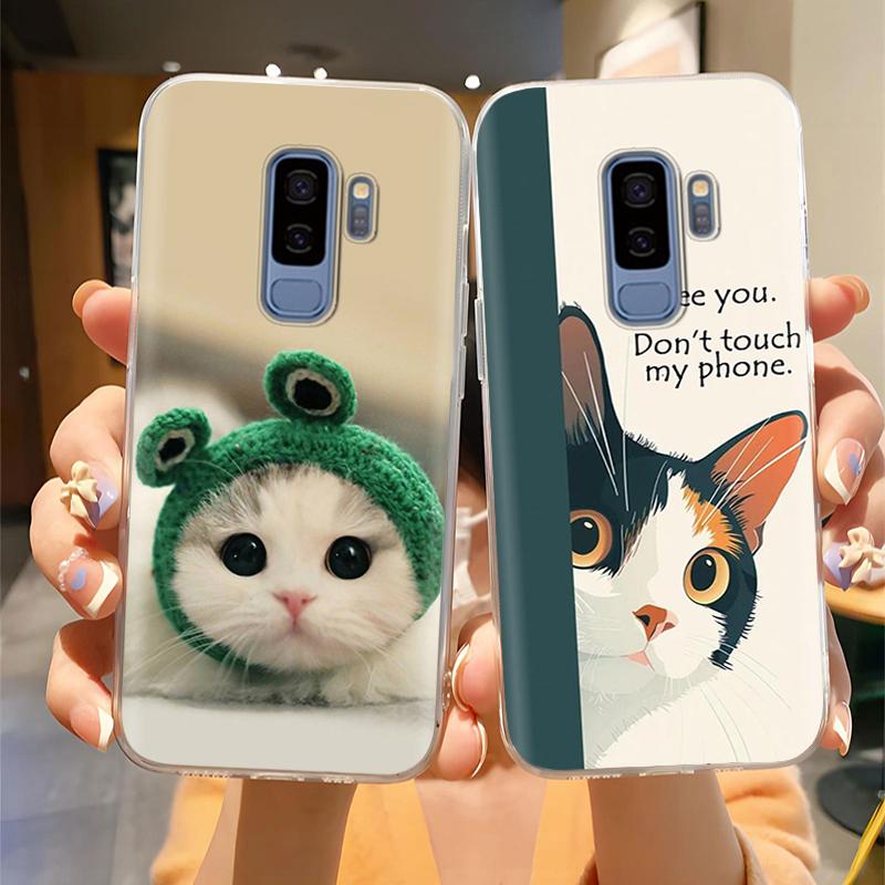 For Samsung Galaxy S9 Plus Phone Case Pretty Butterfly Pattern Soft Slim TPU Clear Silicone Cover For Samsung Galaxy S9 S9+ S 9