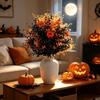 Plastic Eucalyptus Grounding Decoration Realistic Autumn Garden Stakes Halloween Yard Art