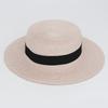 Color Square 20 Buckle Round Straw Hat Summer Travel Sunshade Cap Breathable