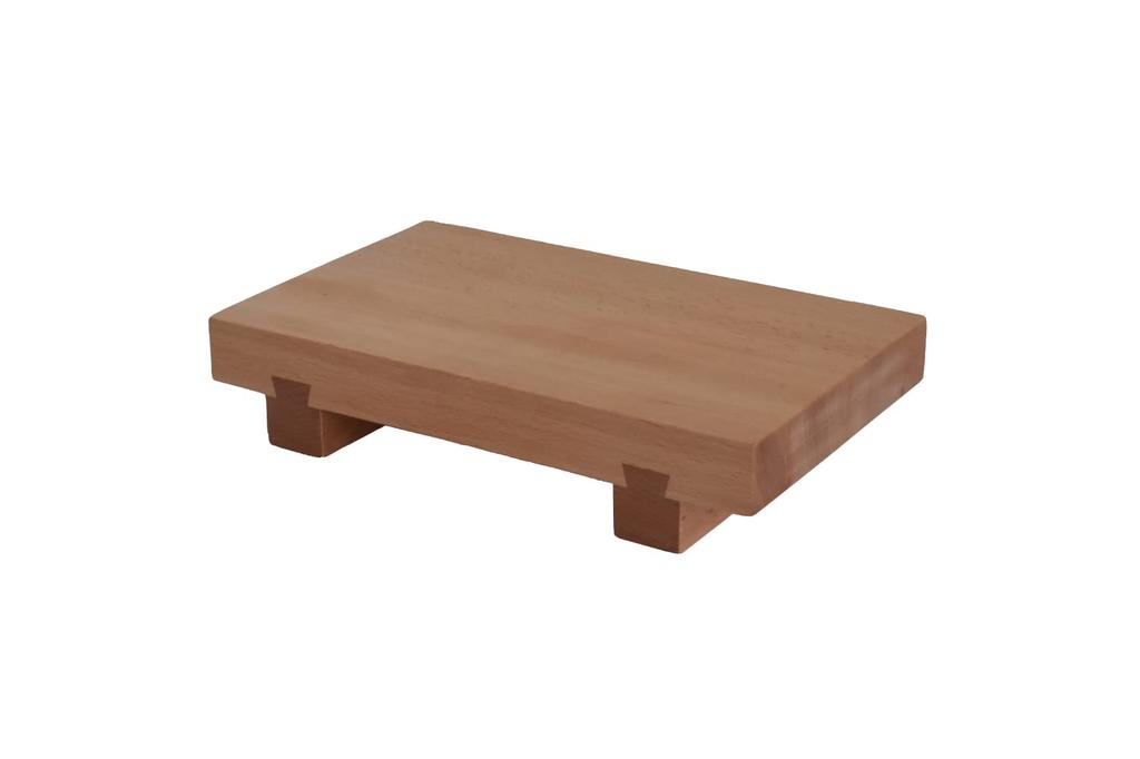 TOUGEI SUSHIGETA L (Single) Beech Wooden Sushi Clogs (Natural Wood)