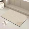 Badmat Diatomeeënaarde Mat met Rubberen Onderkant Zacht Super Absorberend Badkamerkleed Voetmat voor Hal Douche Toiletmatten