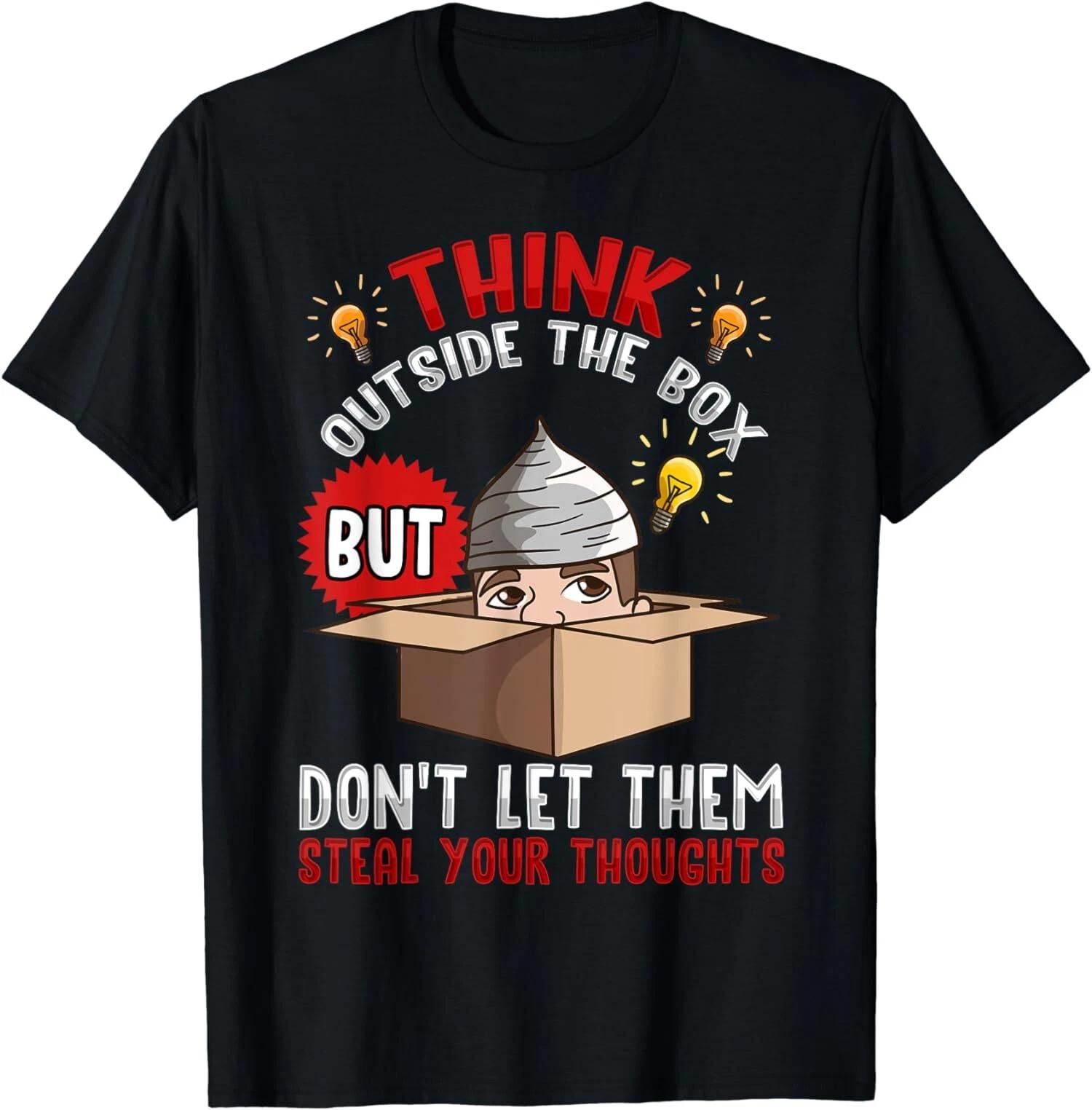Funny Tin Foil Hat Conspiracy Theory - Aluminium Foil Hats T-Shirt XS
