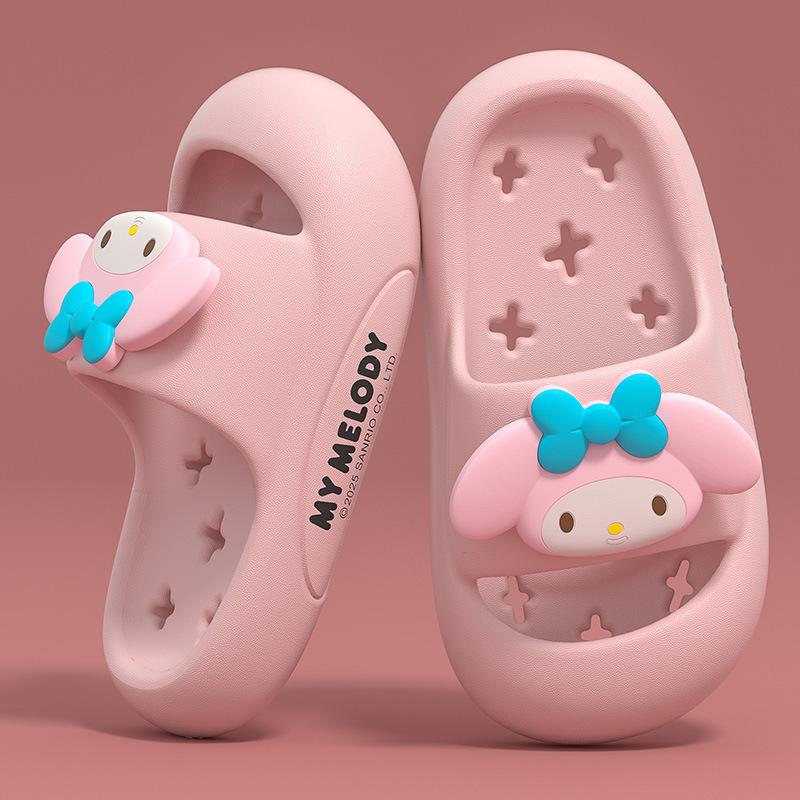 

Genuine children s water-resistant slippers, girls non-slip home slippers, boys bathing sandals, cute cartoon boys slippers 15CM