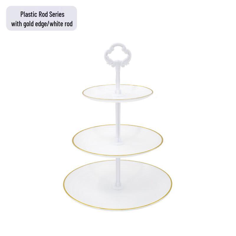 Jiante Minimalist 3-Tier Rotatable Fruit Stand