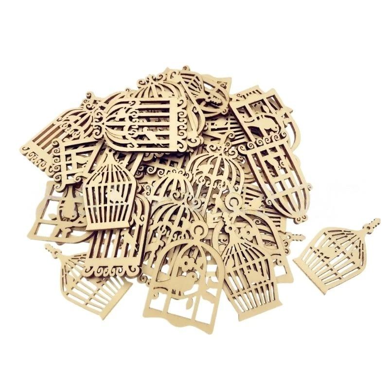 

25pcs Bird Cage Candy Boxes Decorative Sugar Container Wedding Favor Banquet Party Home Decoration Valentines Day 50mm(1.97inch)
