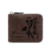 Cross-Border Trend Hunter Men's Short Tri-Fold Wallet with Large Capacity Coin Purse