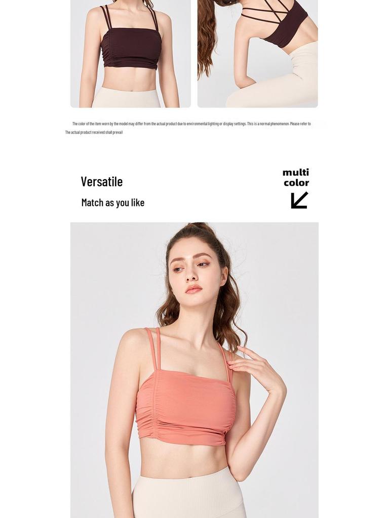 Damski Seksowny Biustonosz Sportowy - Profesjonalny Strój Fitness Jogi