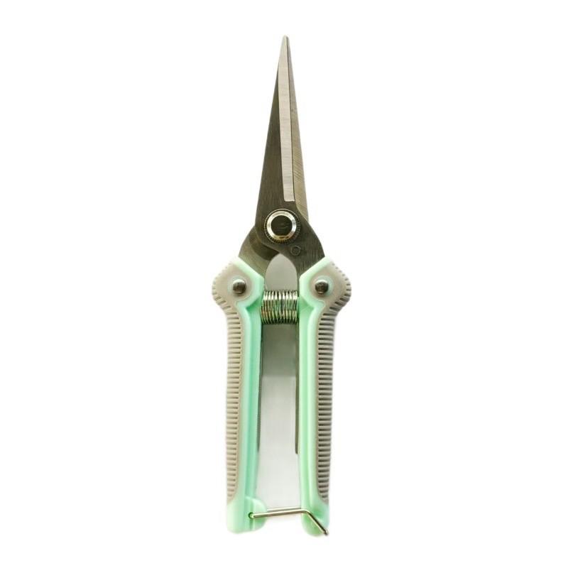 Stainless Steel Straight Head Pruning Shears for Garden, Fruit Picking, and Bonsai Trees