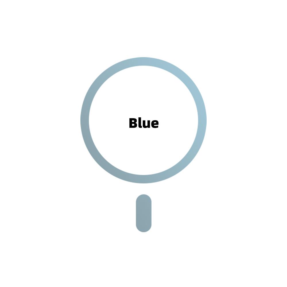 

Наклейка для телефона Fonken для Magsafe для iPhone 14 13 Pro Max, магнитный чехол MagSafe, магнитная наклейка для беспроводной зарядки для iPhone 12 синий